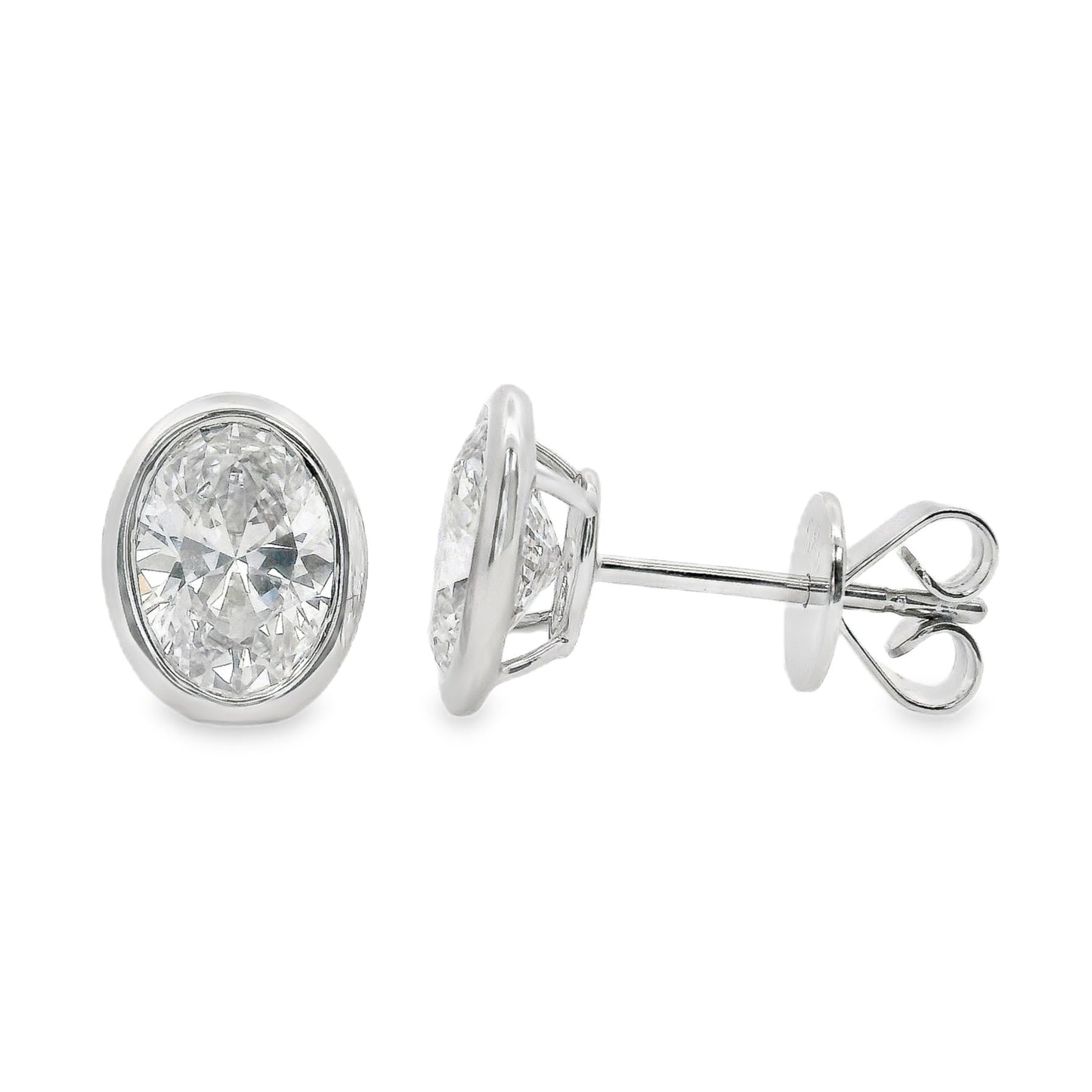 Lab Grown Diamond Earring-LGE0993-O0.9