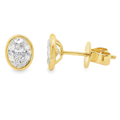 Lab Grown Diamond Earring-LGE0993-O