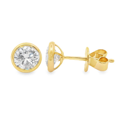 Lab Grown Diamond Earring-LGE0993-R