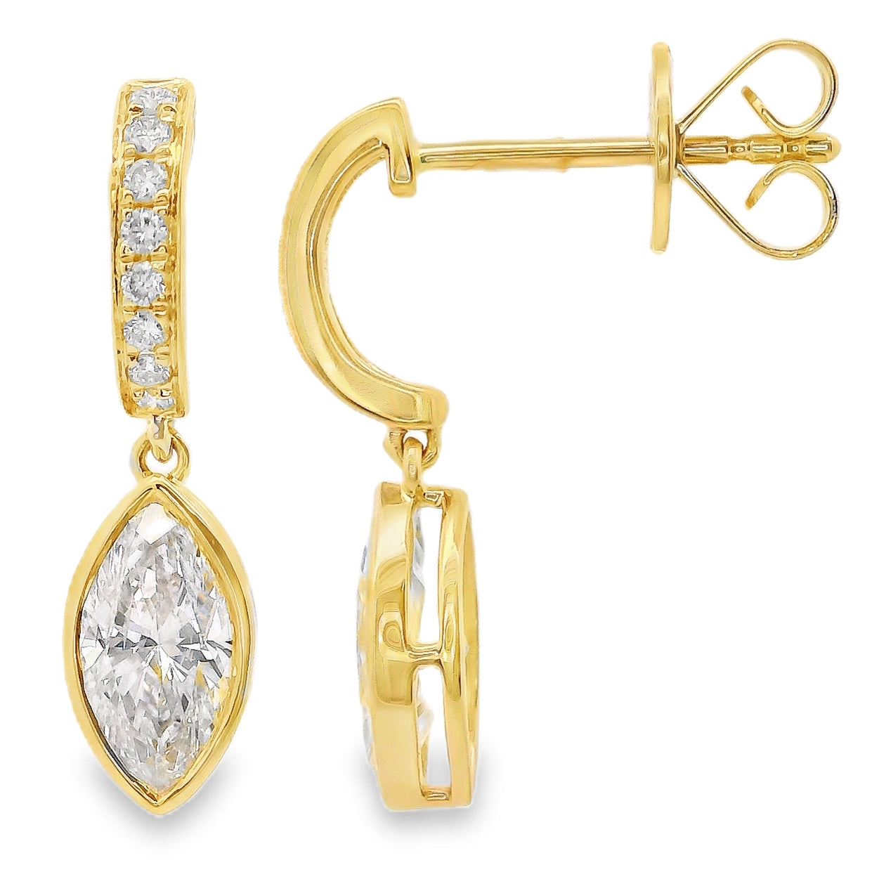Lab Grown Diamond Earring-LGE0994-M