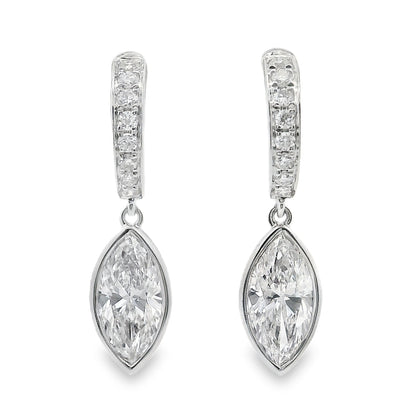 Lab Grown Diamond Earring-LGE0994-M