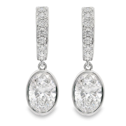 Lab Grown Diamond Earring-LGE0994-O