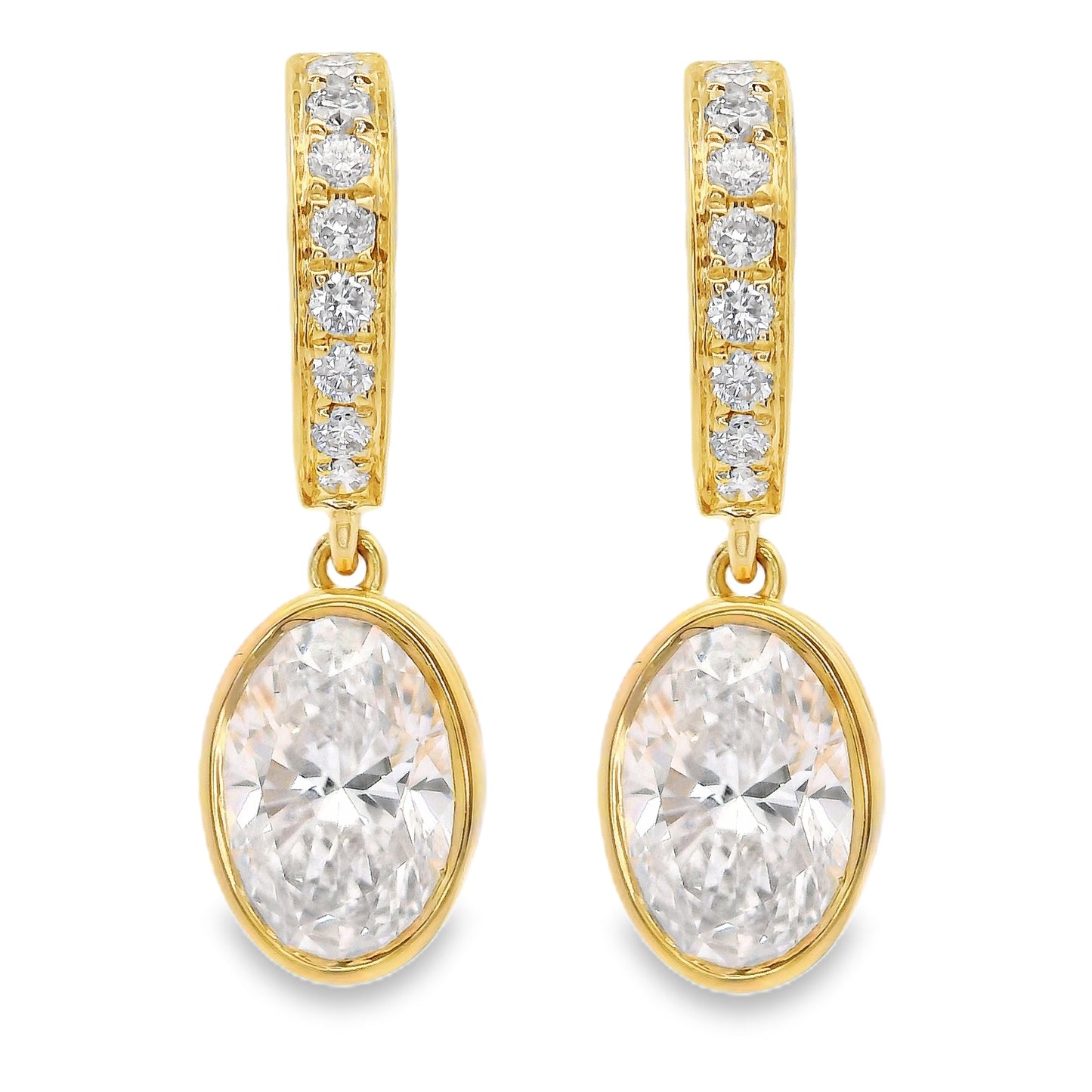 Lab Grown Diamond Earring-LGE0994-O