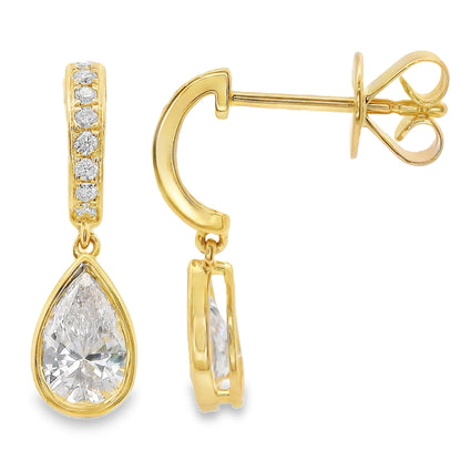 Lab Grown Diamond Earring-LGE0994-P