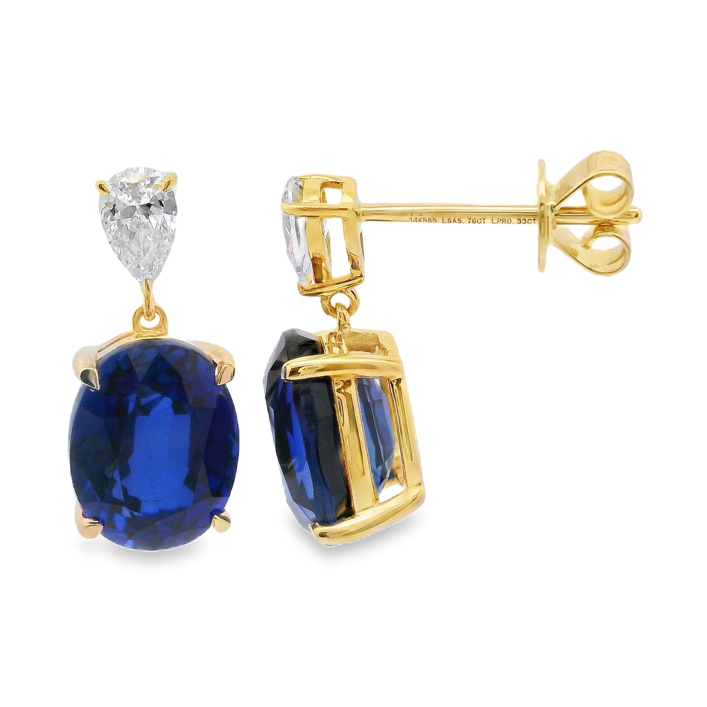 Lab Grown Diamond Earring-LGE0997-O