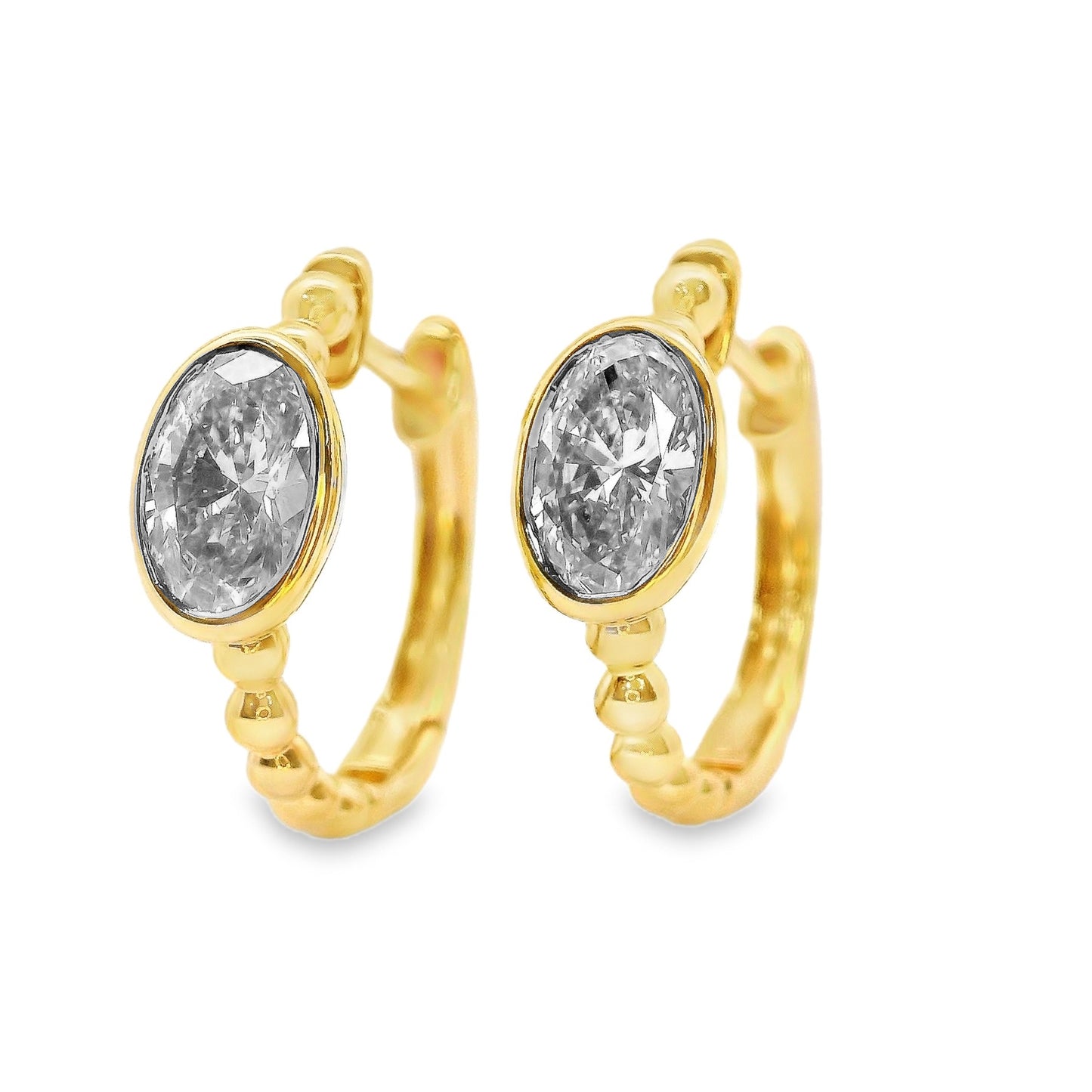 Lab Grown Diamond Earring-LGE1031-O