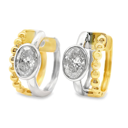 Lab Grown Diamond Earring-LGE1032-O