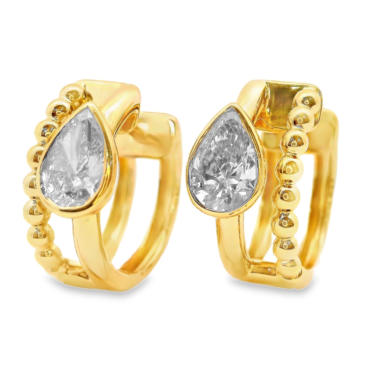 Lab Grown Diamond Earring-LGE1032-P