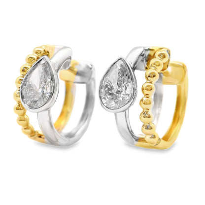 Lab Grown Diamond Earring-LGE1032-P