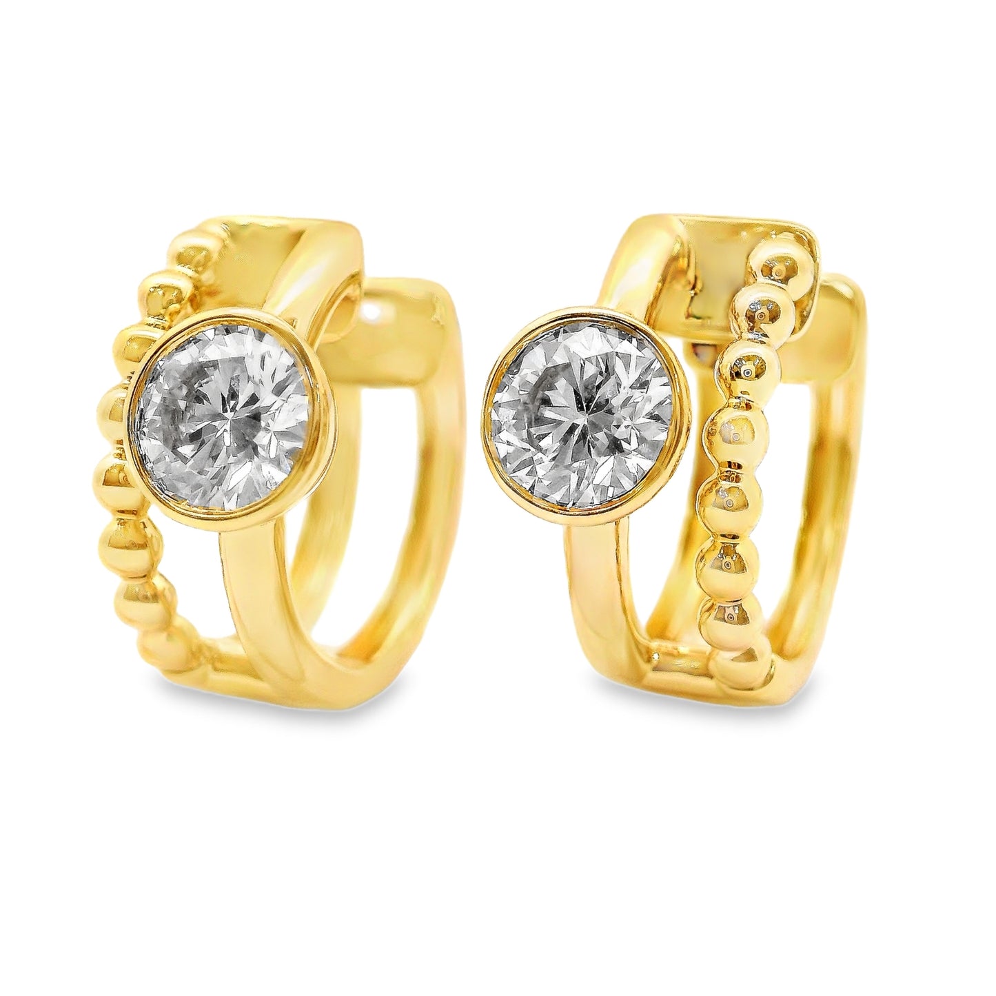 Lab Grown Diamond Earring-LGE1032-R