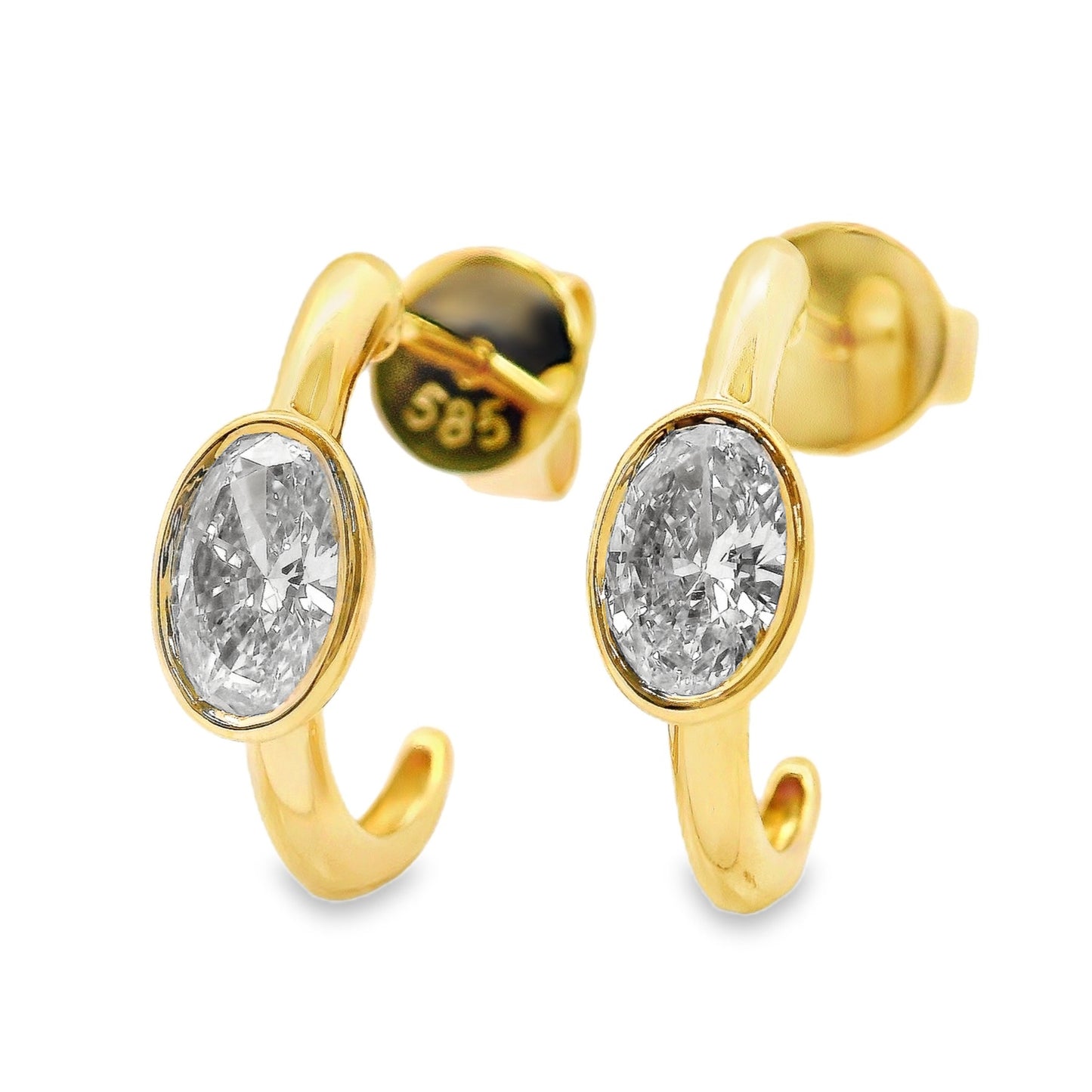 Lab Grown Diamond Earring-LGE1033-O