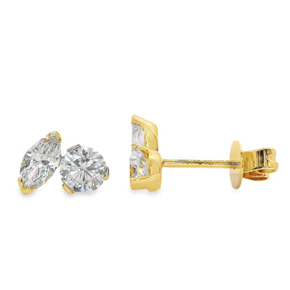 Lab Grown Diamond Earring-LGE1064