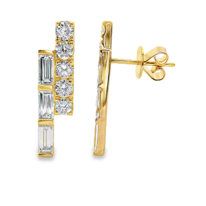 Lab Grown Diamond Earring-LGE1075