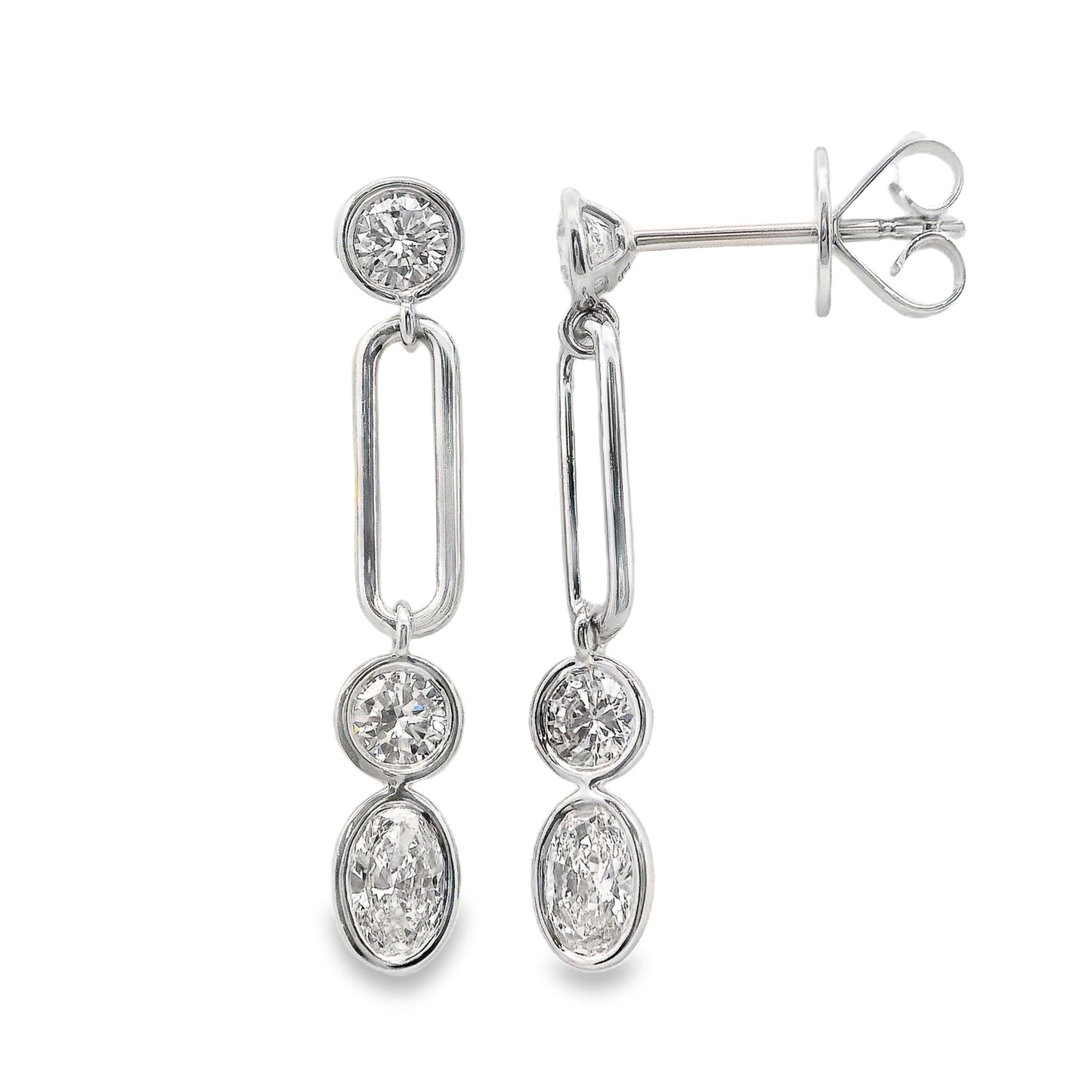 Lab Grown Diamond Earring-LGE1076-O