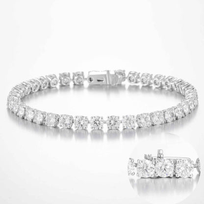 Lab Grown Diamond Bracelet-ZBB0001-7.00CT