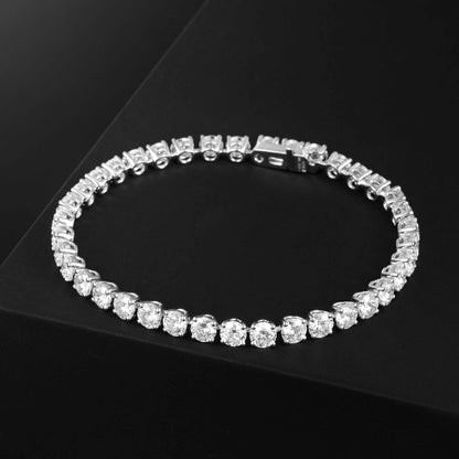 Lab Grown Diamond Bracelet-ZBB0001-7.00CT