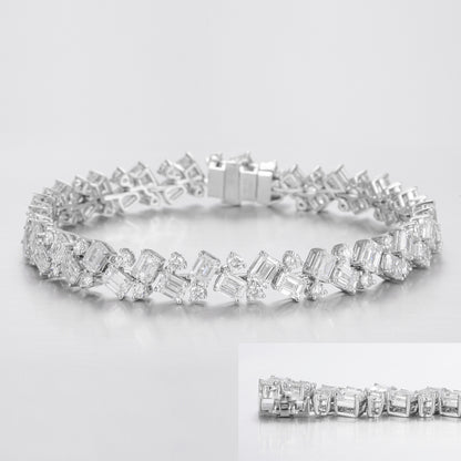 Lab Grown Diamond Bracelet-ZBB0015-3*4