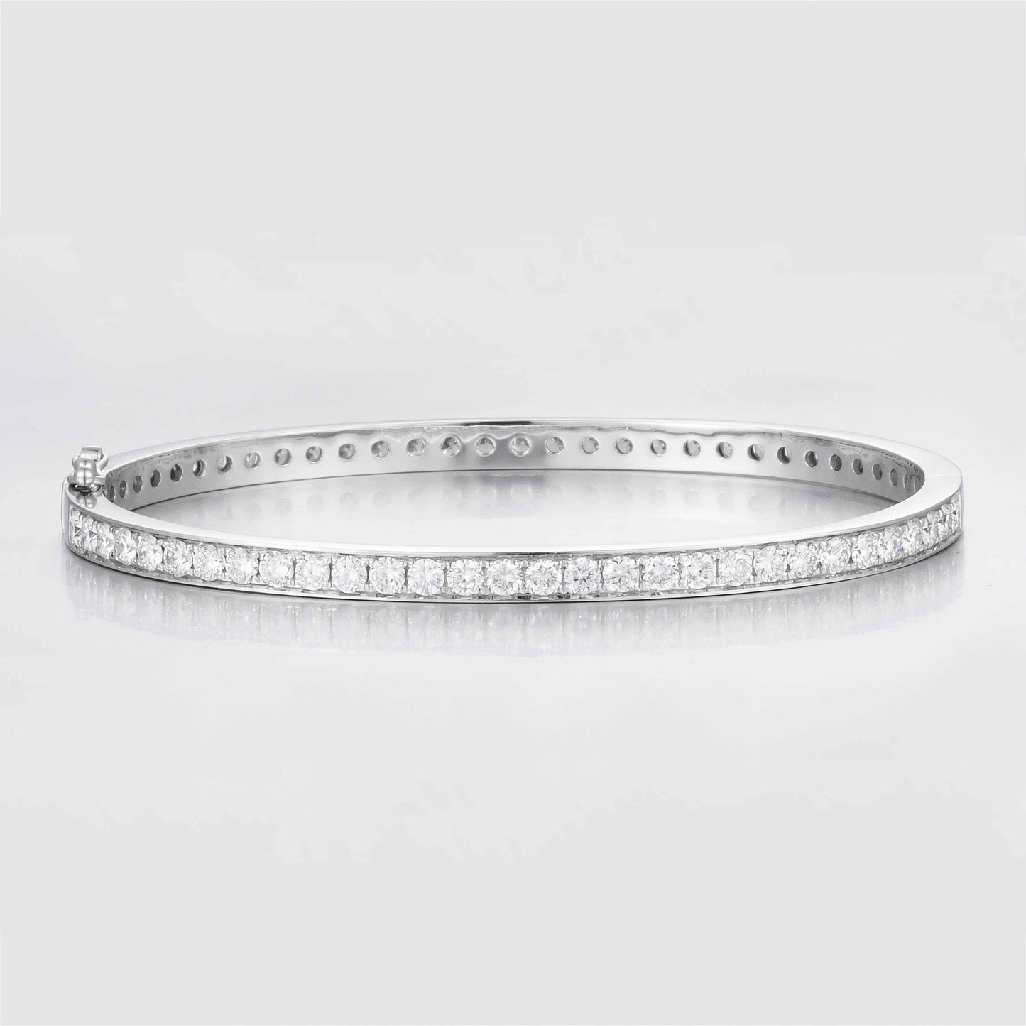 Lab Grown Diamond Bangle-ZBB0022-W