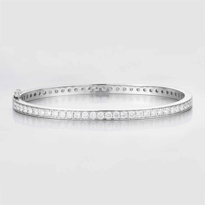 Lab Grown Diamond Bangle-ZBB0022-W