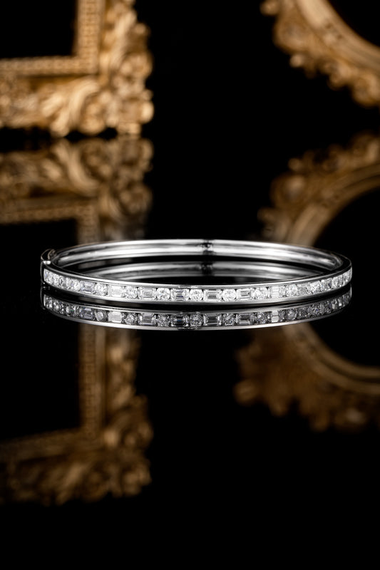 Lab Grown Diamond Bracelet-ZBB0023-W