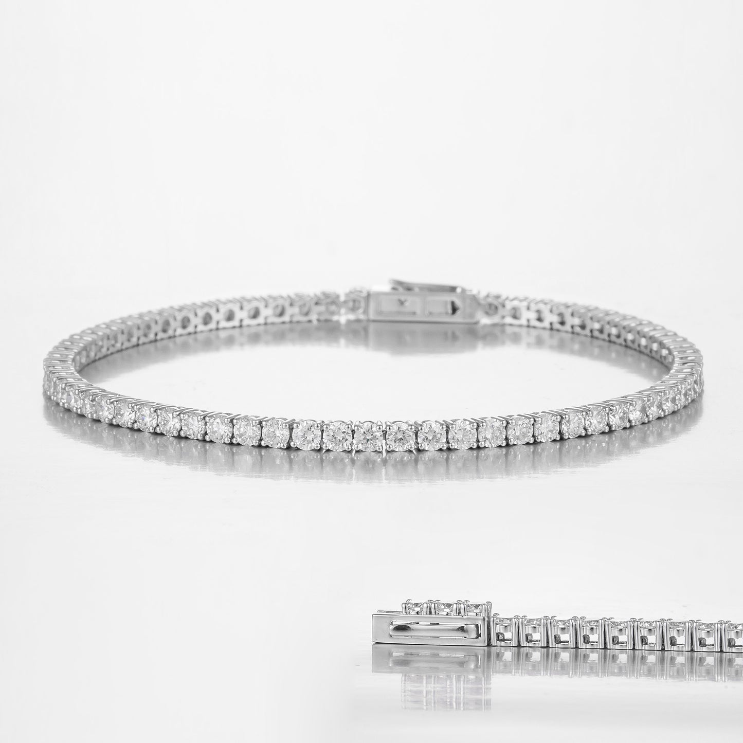 Lab Grown Diamond Bracelet-ZBB0035-2.2MM
