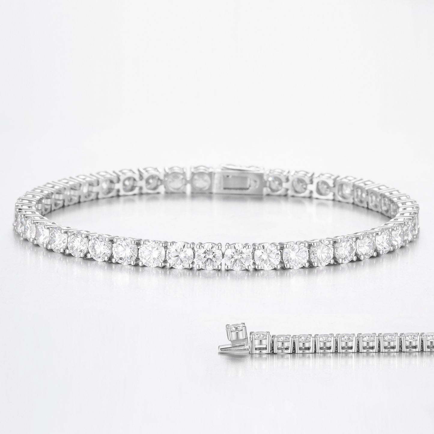 Lab Grown Diamond Bracelet-ZBB0035-2.7mm