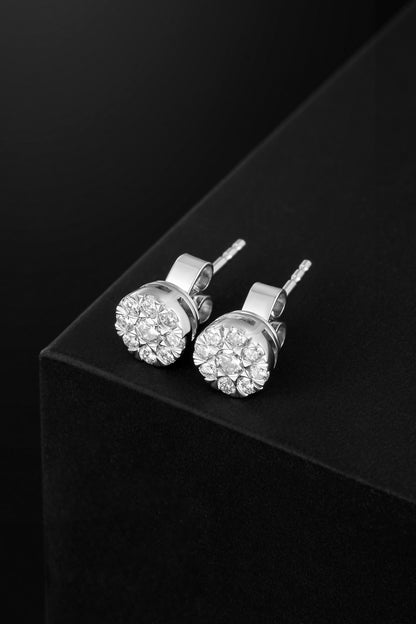 Lab Grown Diamond Earring-ZBE0012-1