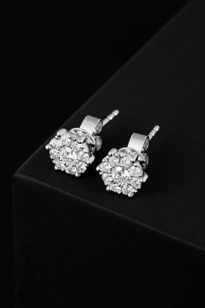 Lab Grown Diamond Earring-ZBE0019-1