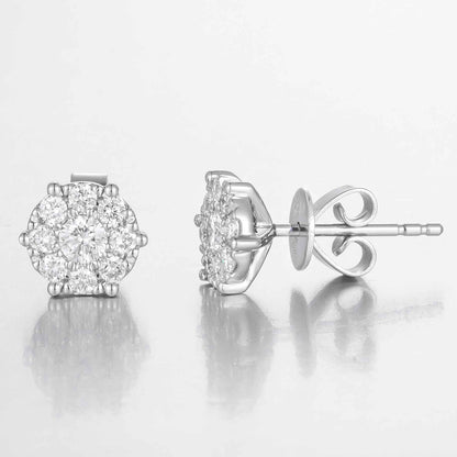 Lab Grown Diamond Earring-ZBE0019-1