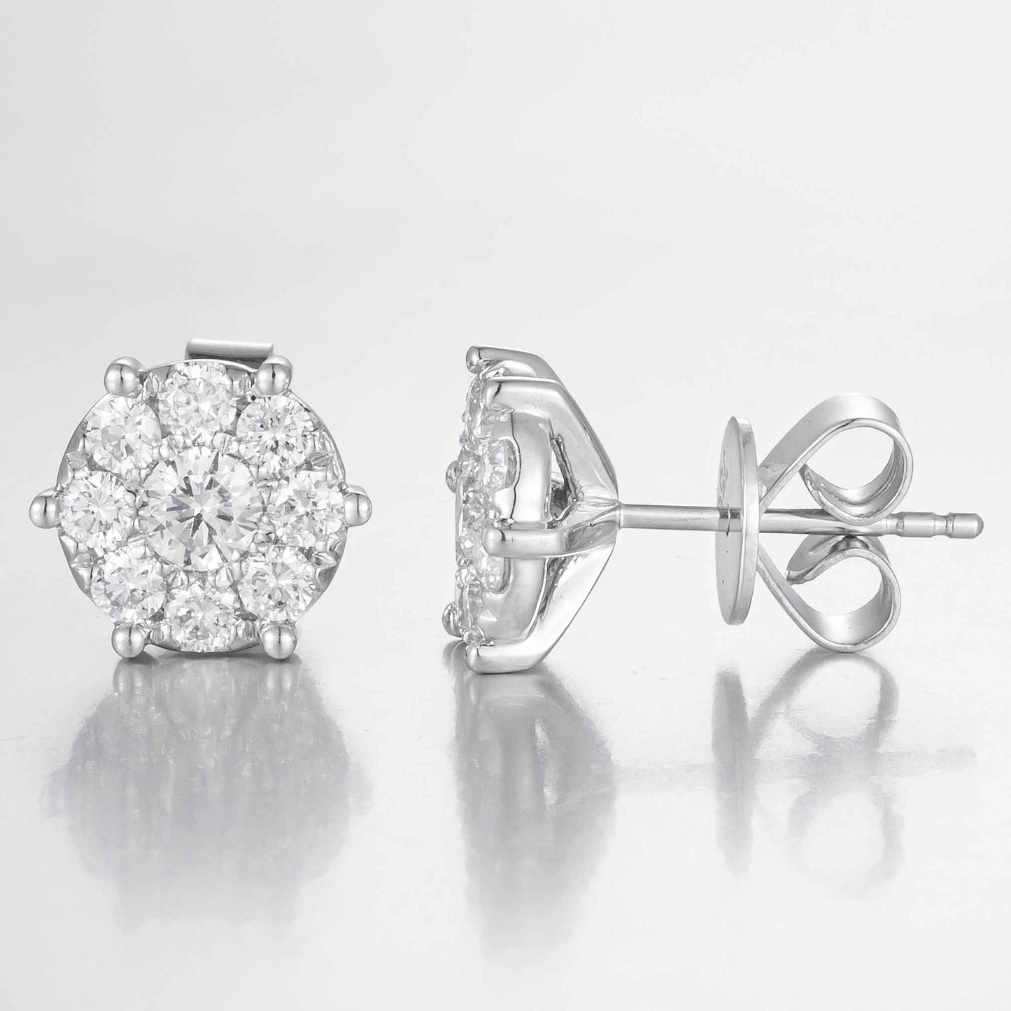 Lab Grown Diamond Earring-ZBE0019-2