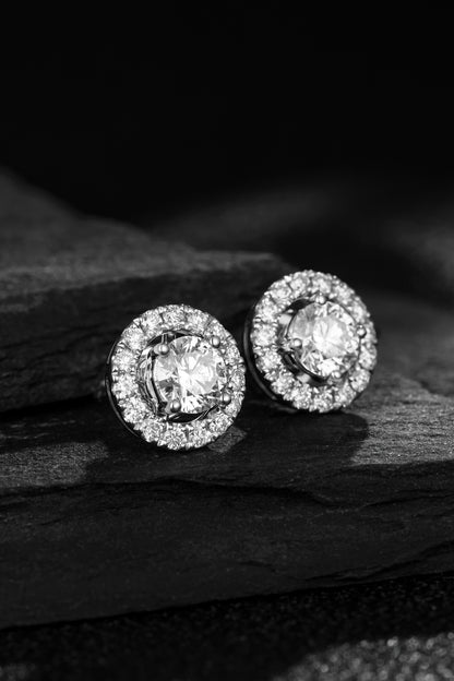 Lab Grown Diamond Earring-ZBE0040-0.40CT