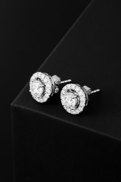 Lab Grown Diamond Earring-ZBE0040-0.40CT