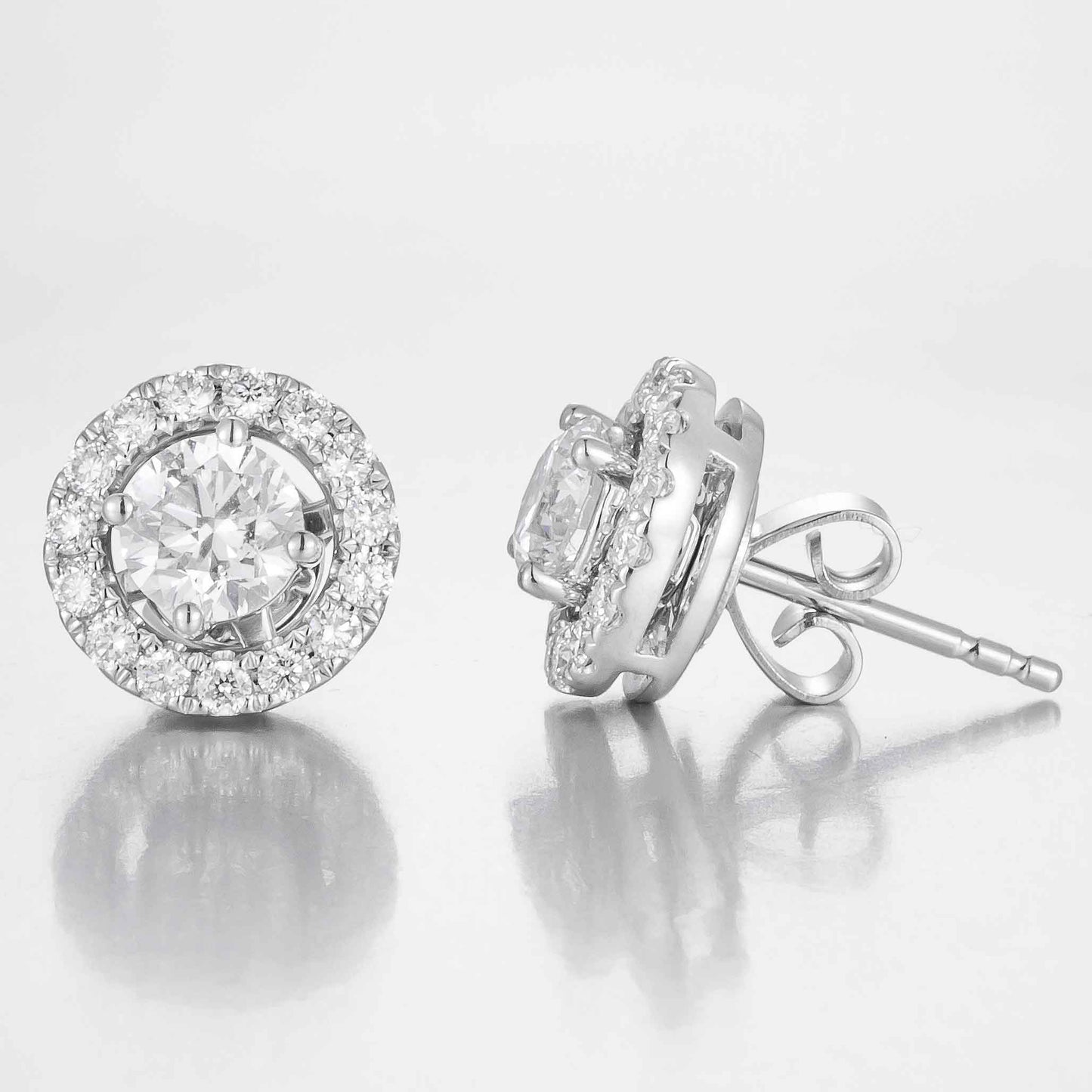 Lab Grown Diamond Earring-ZBE0040-0.40CT