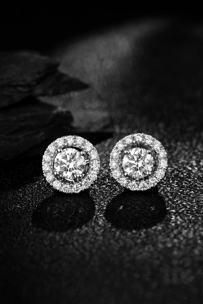 Lab Grown Diamond Earring-ZBE0040-0.40CT