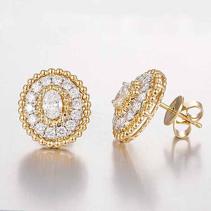 Lab Grown Diamond Earring-ZBE0049