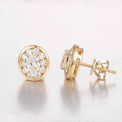 Lab Grown Diamond Earring-ZBE0075