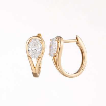 Lab Grown Diamond Earring-ZBE0076-2