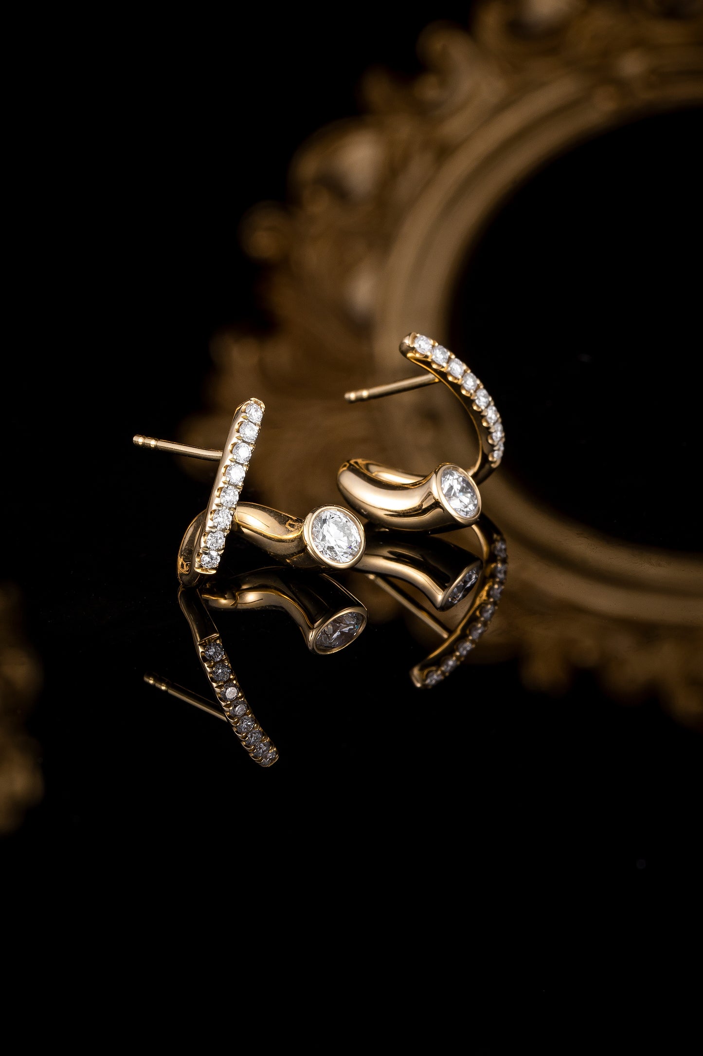 Lab Grown Diamond Earring-ZBE0080-1-0.5CT