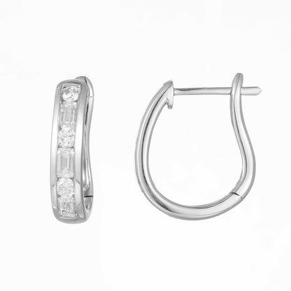 Lab Grown Diamond Earring-ZBE0088-W