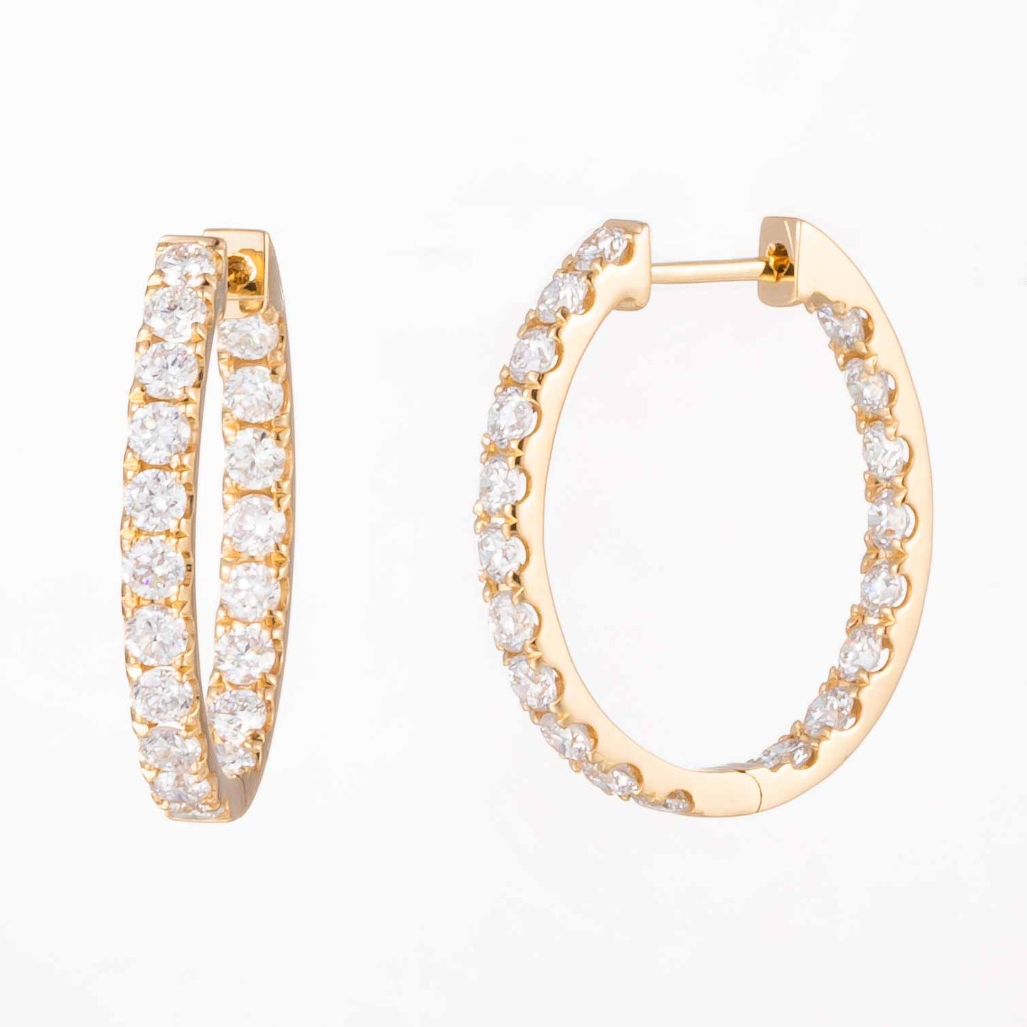 Lab Grown Diamond Earring-ZBE0095-Y