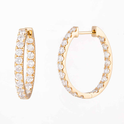 Lab Grown Diamond Earring-ZBE0095-Y