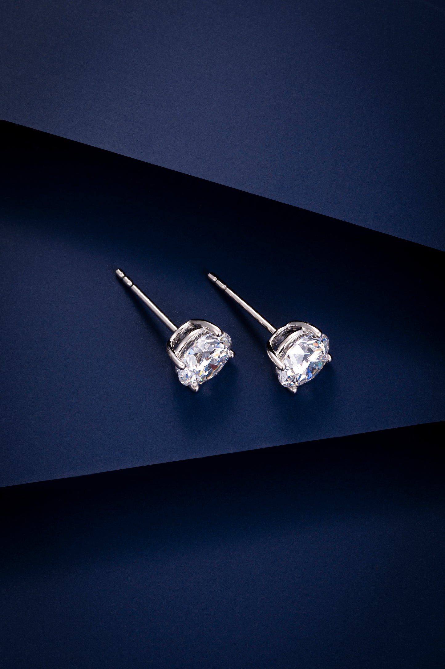 Lab Grown Diamond Earring-ZBE0097-1.0ct