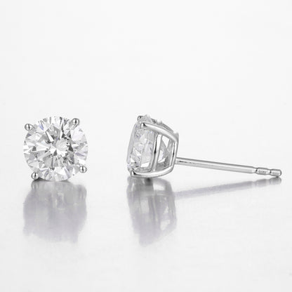 Lab Grown Diamond Earring-ZBE0097-1.0ct