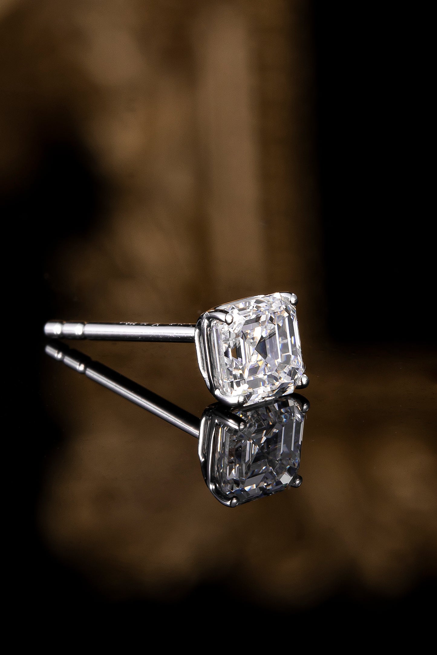 Lab Grown Diamond Earring-ZBE0100-0.70CT