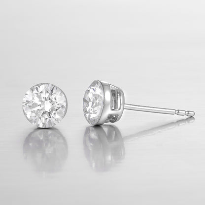 Lab Grown Diamond Earring-ZBE0146-0.65CT