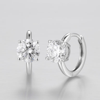Lab Grown Diamond Earring-ZBE0154-5.6MM