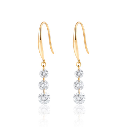 Lab Grown Diamond Earring-ZBE0159-0.25CT