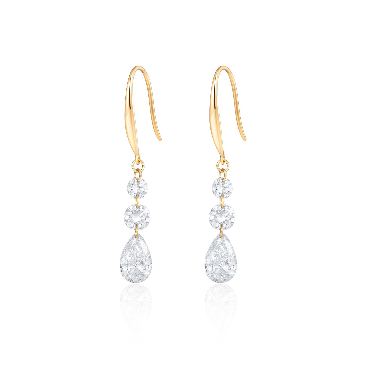 Lab Grown Diamond Earring-ZBE0160-0.40CT
