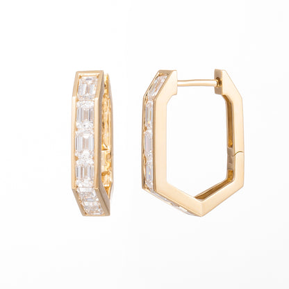 Lab Grown Diamond Earring-ZBE0179-Y