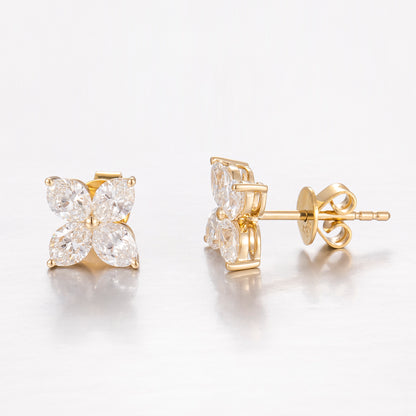 Lab Grown Diamond Earring-ZBE0186-Y